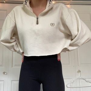 ✰ CROPPED IZOD QUARTER ZIP ✰
